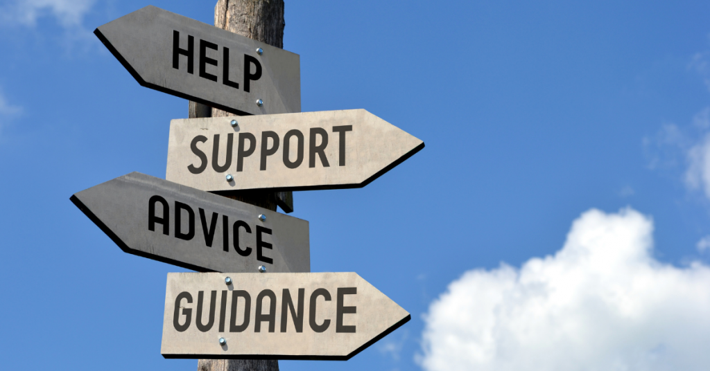 Mental wellbeing, help, support, advice & guidance signpost